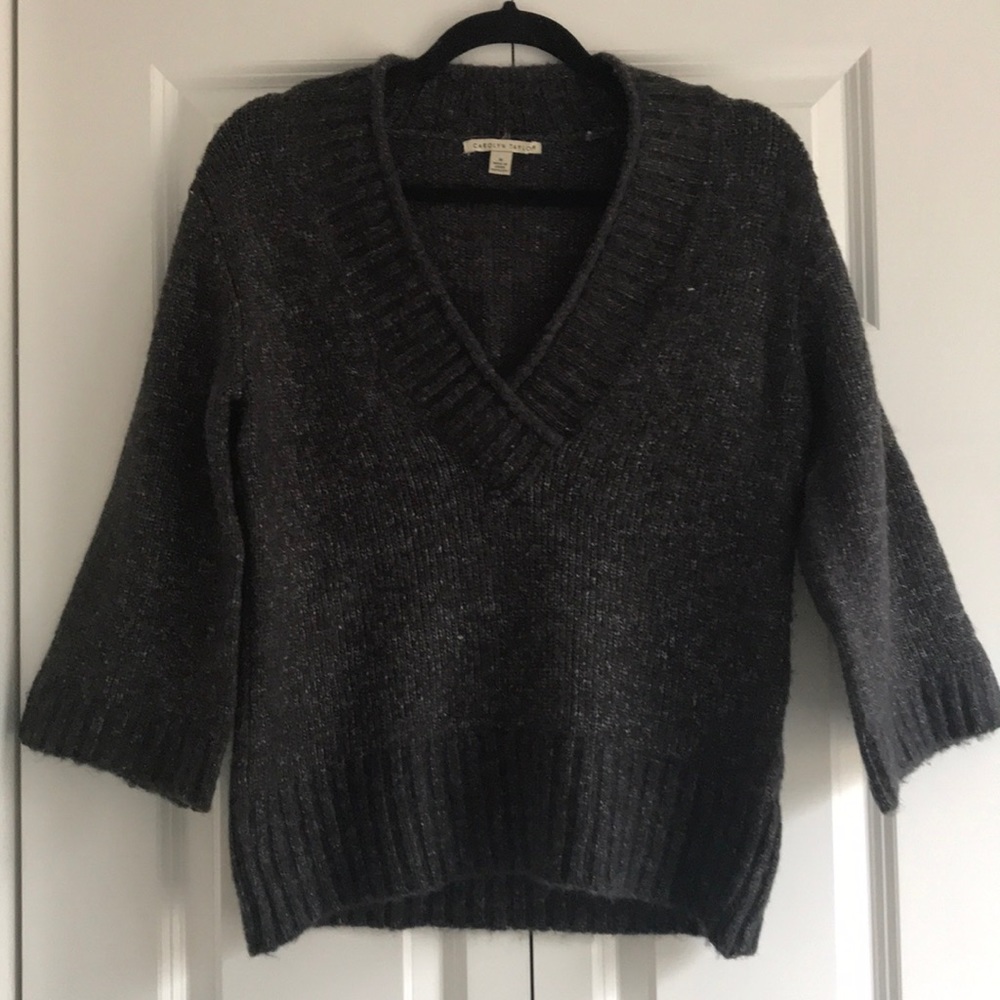 V-neck sweater